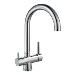 Rubinetto a 4 vie in ottone cromato mod. I-06B