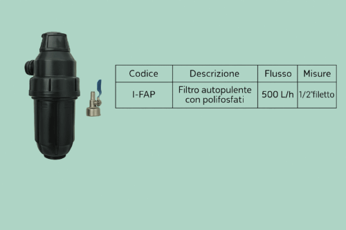 Filtro autopulente manuale con polifosfato - immagine 2