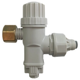 Attacco sotto lavello 2 vie in plastica