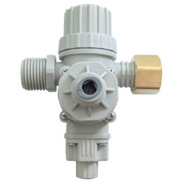 Attacco sotto lavello 3 vie in plastica