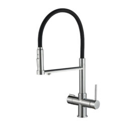 Doccetta a 4 vie in ottone cromato mod. I-1474B